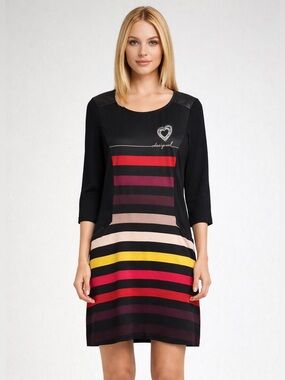 Desigual | Dresses | Desigual Black And White Asymmetrical Dress | Poshmark